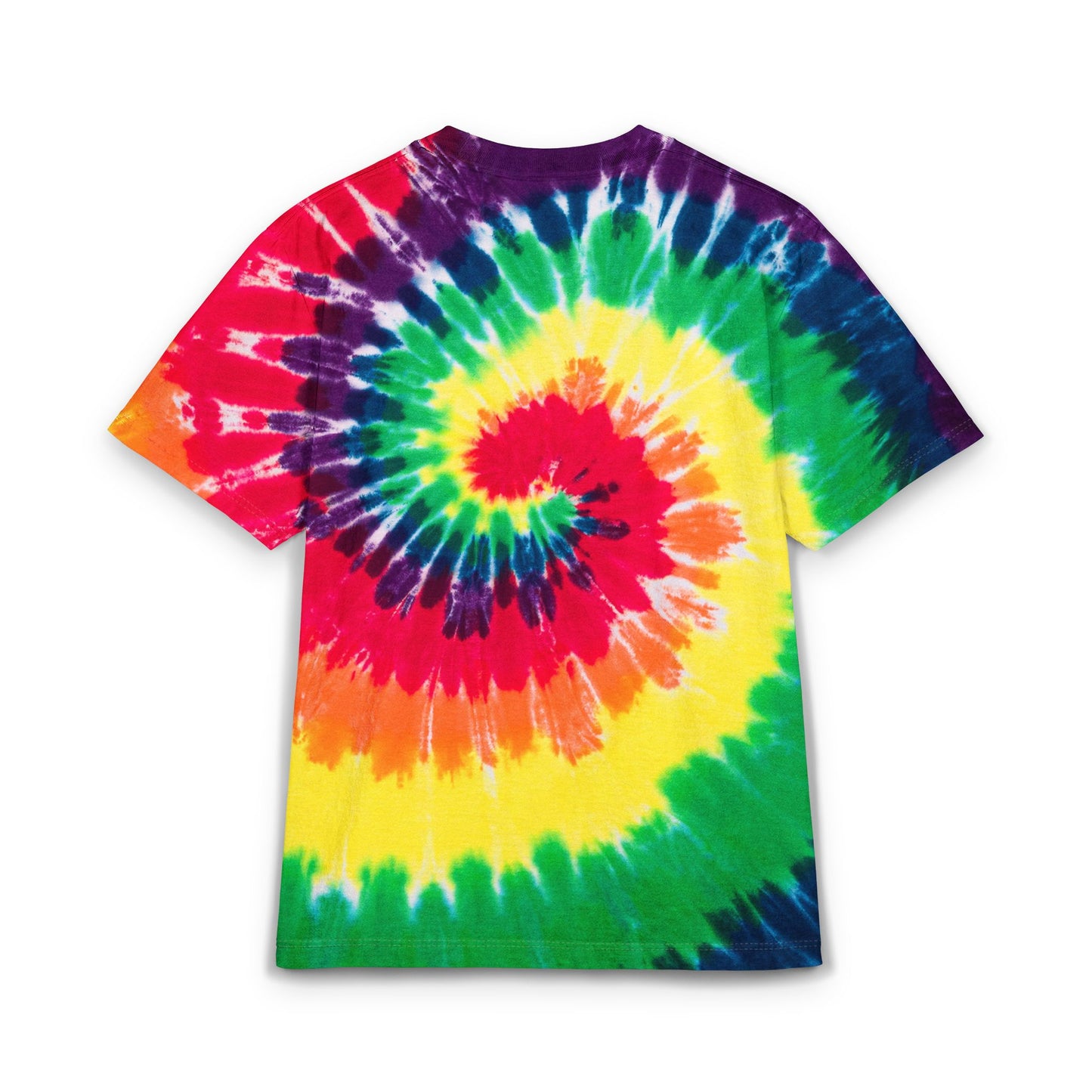 Oversized Tie-Dye T-Shirt with 'The Darkest Hour' Embroidery