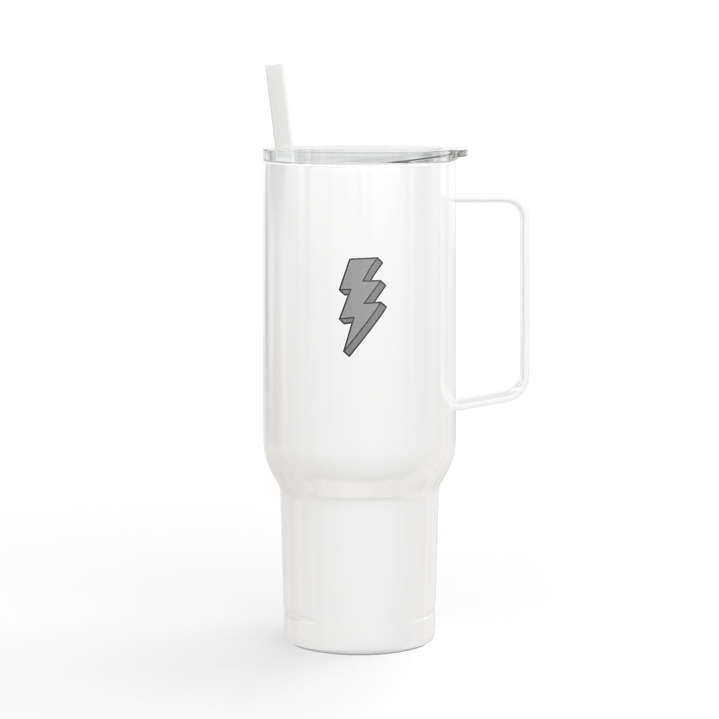 40oz Tumbler with Handle — “The Darkest Hour” Coffee Design