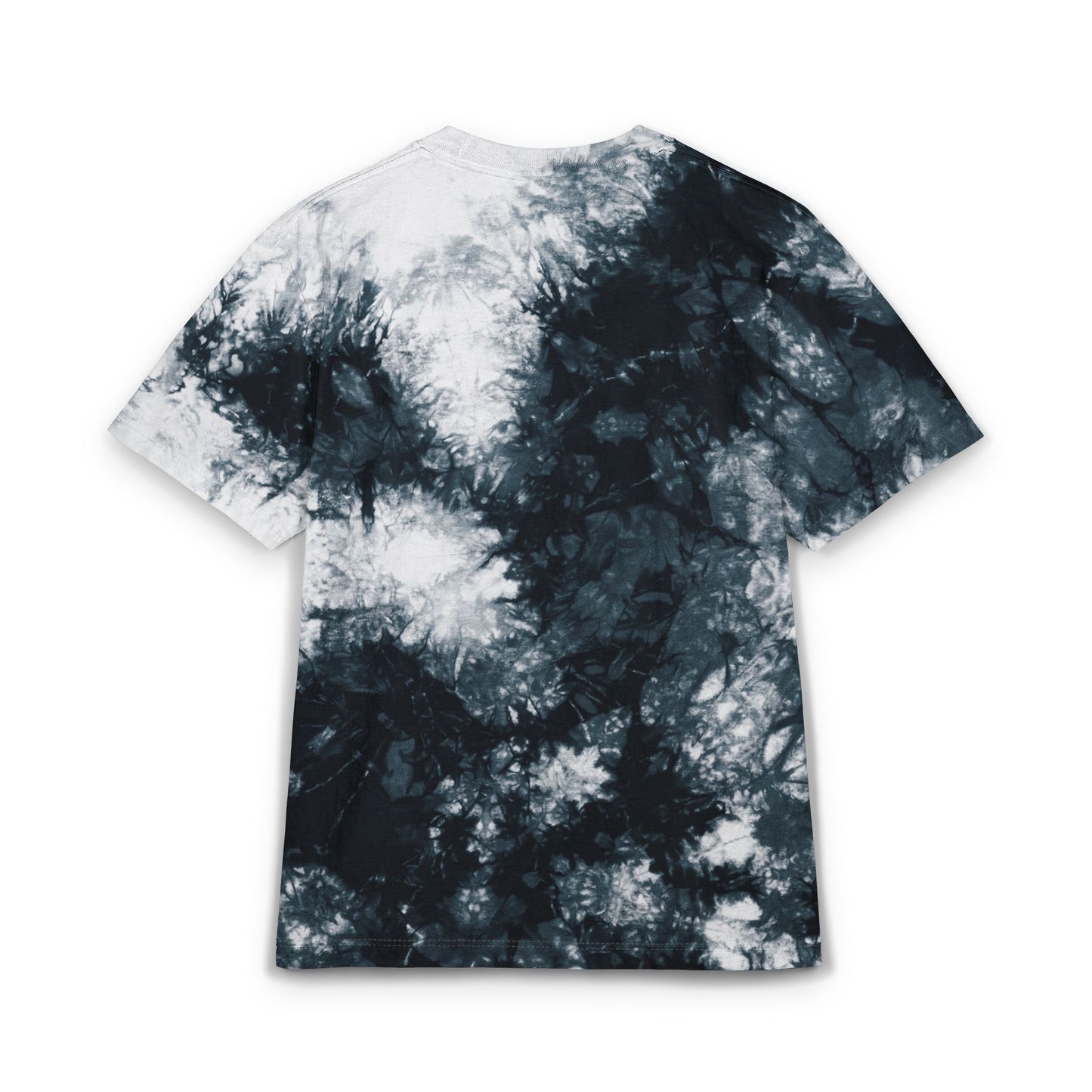 Oversized Tie-Dye T-Shirt with 'The Darkest Hour' Embroidery