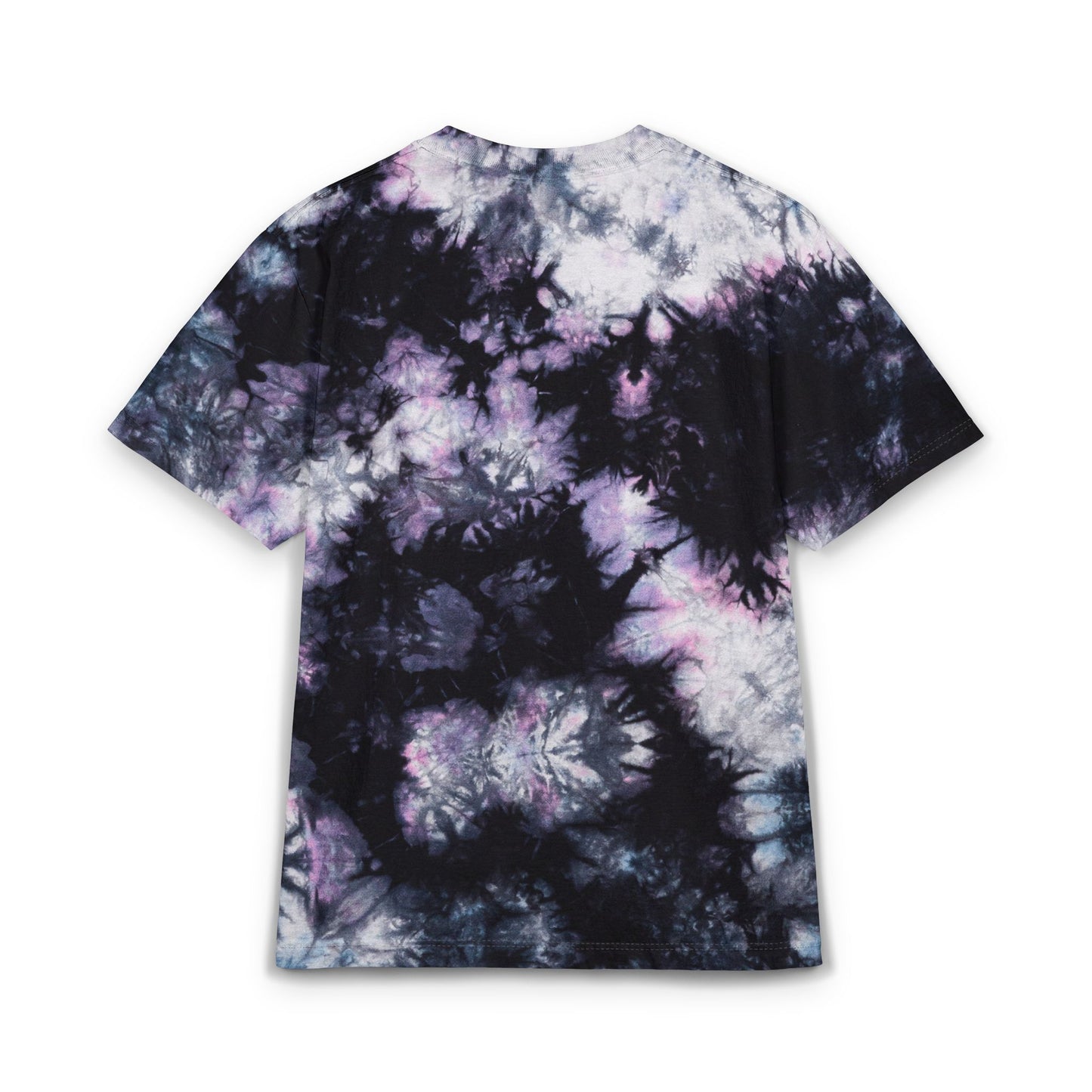 Oversized Tie-Dye T-Shirt with 'The Darkest Hour' Embroidery